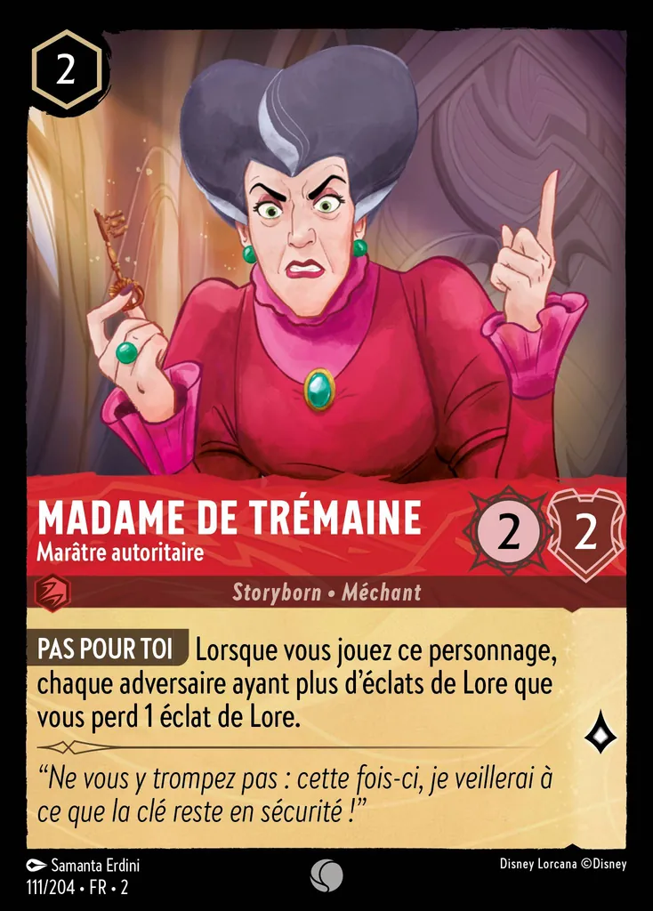 Madame de Trémaine - Marâtre autoritaire