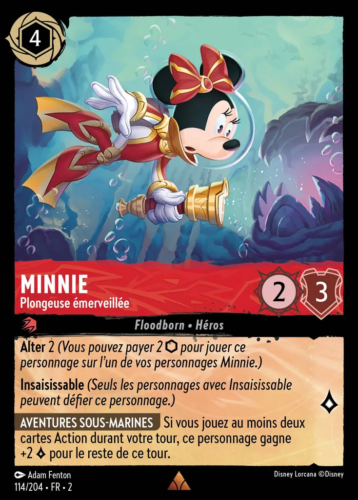 Minnie Mouse - Wide-Eyed Diver