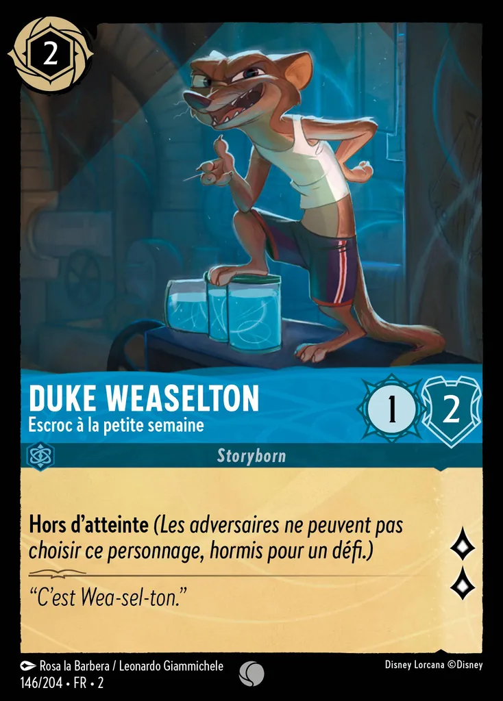 Duke Weaselton - Escroc à la petite semaine