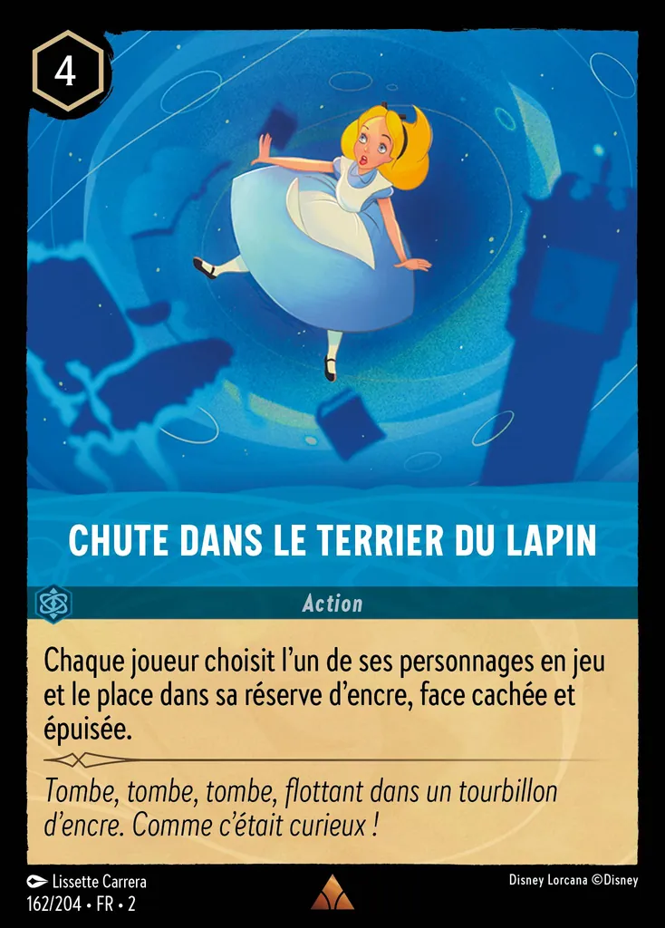 Chute dans le terrier du lapin