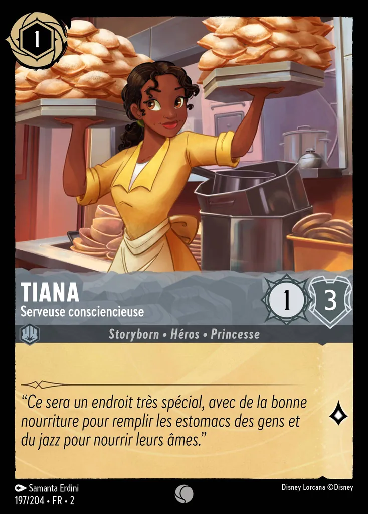 Tiana - Serveuse consciencieuse