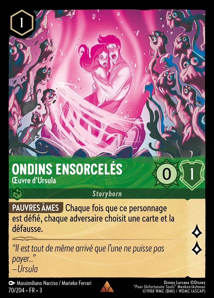 Ondins ensorcelés - Œuvre d'Ursula
