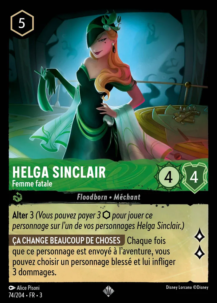 Helga Sinclair - Femme fatale
