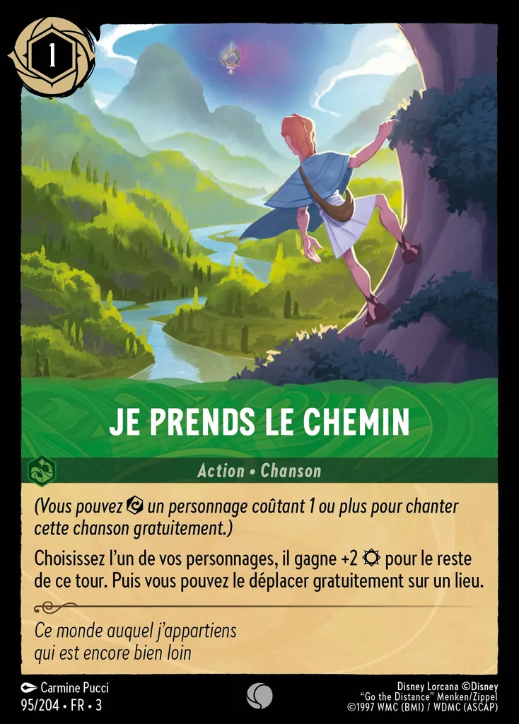 Je prends le chemin