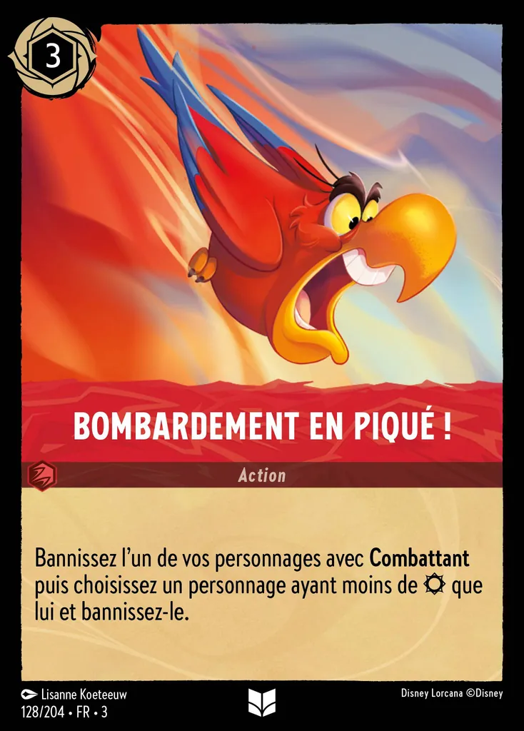 Bombardement en piqué !