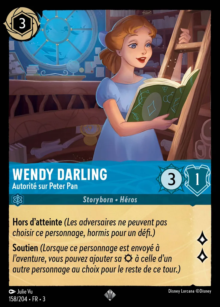 Wendy Darling - Autorité sur Peter Pan