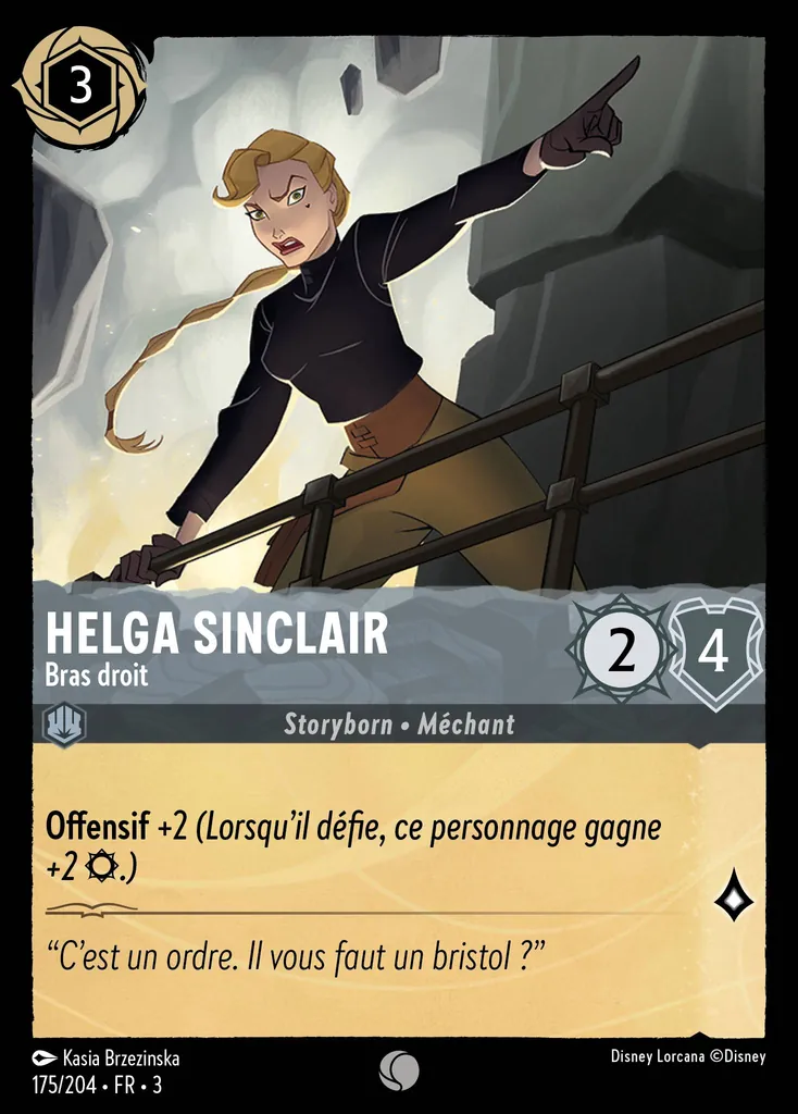 Helga Sinclair - Bras droit