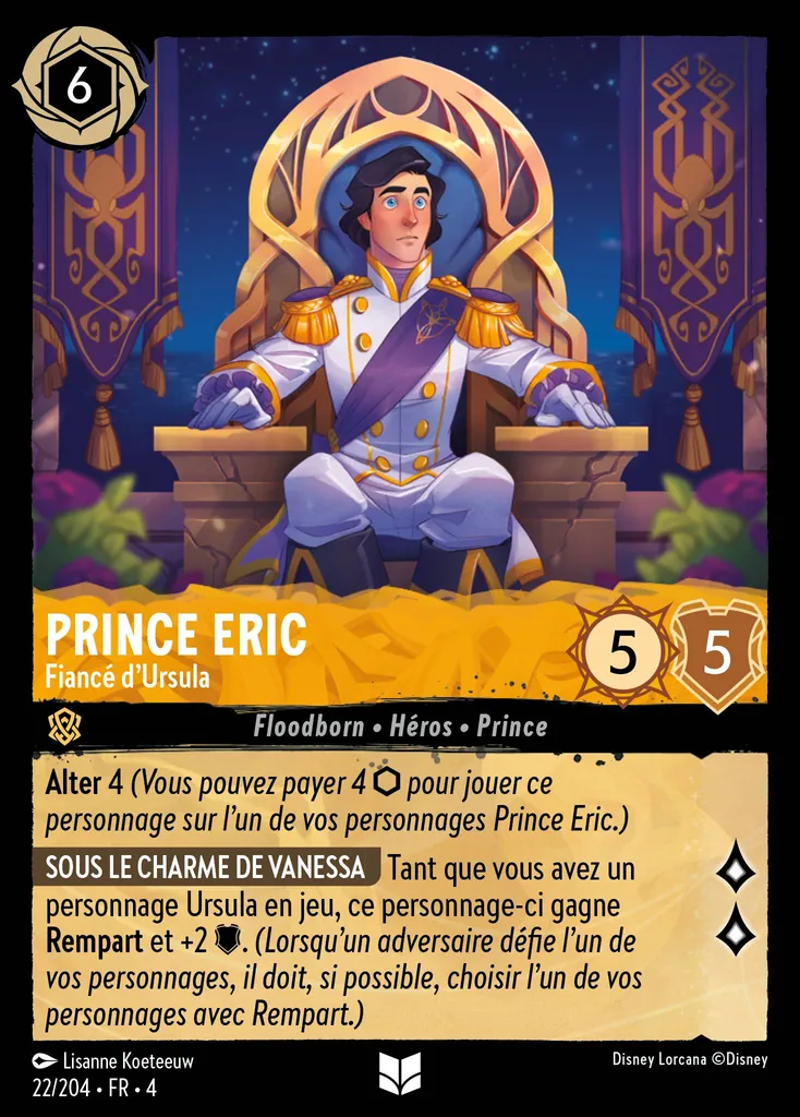 Prince Eric - Fiancé d'Ursula