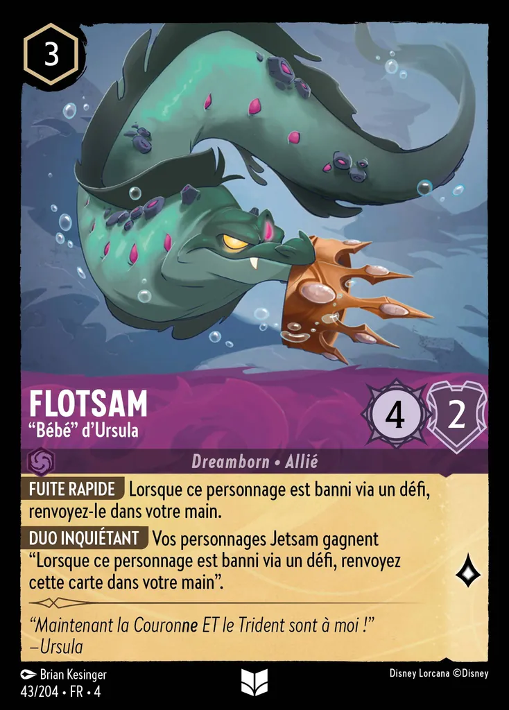 Flotsam - "Bébé" d'Ursula