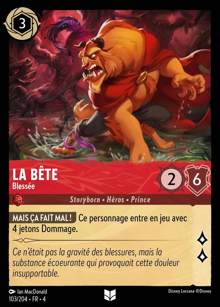 La Bête - Blessée