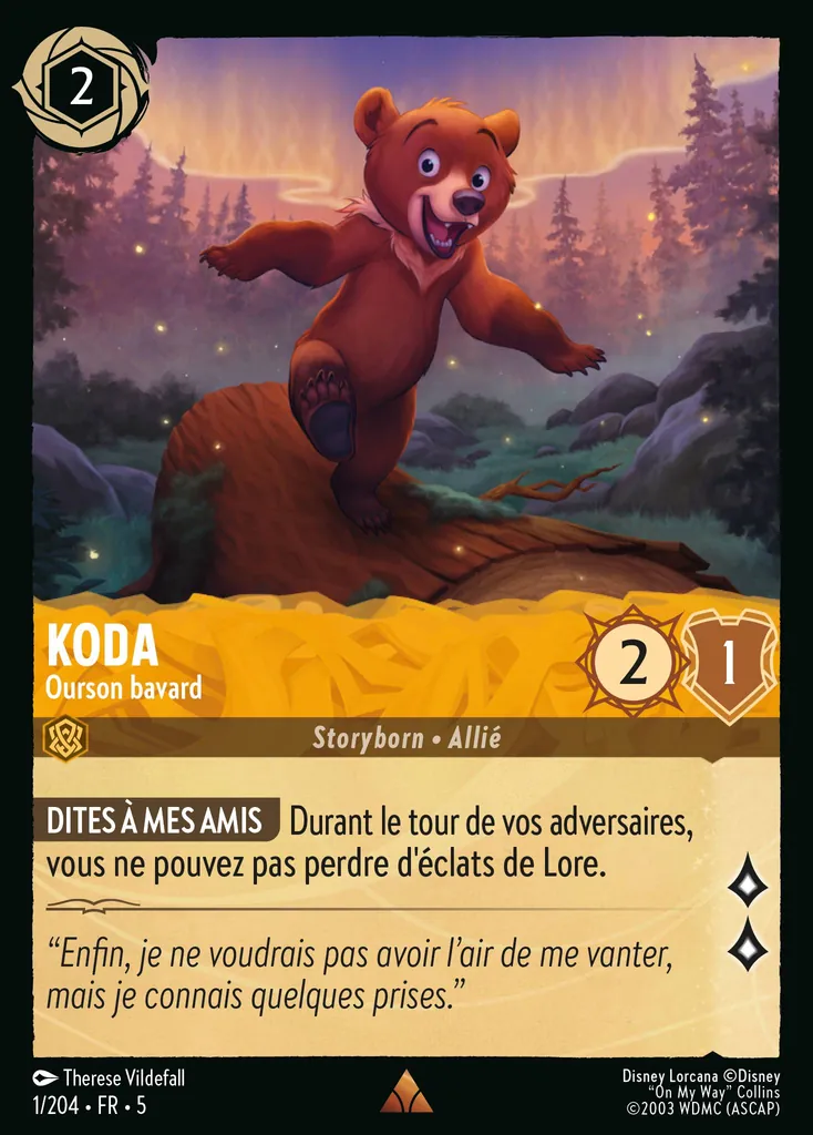 Koda - Ourson bavard