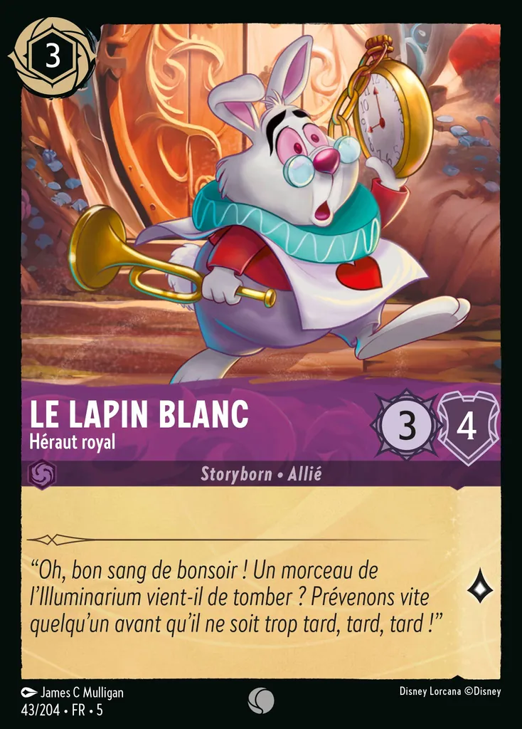 Le lapin blanc - Héraut royal