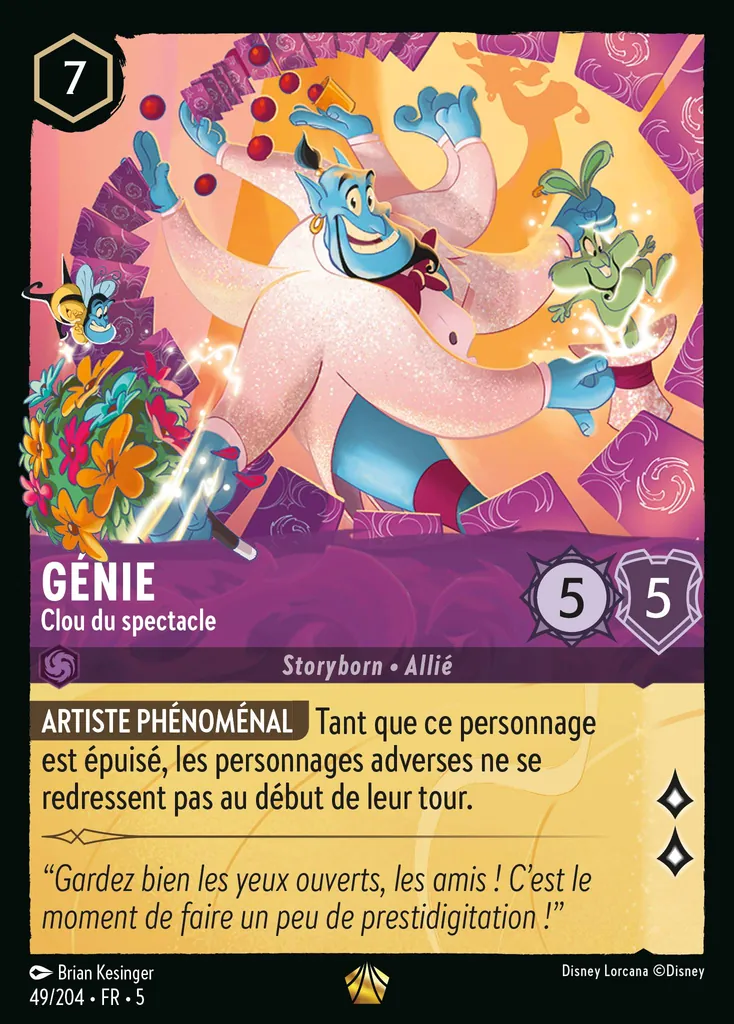 Génie - Clou du spectacle