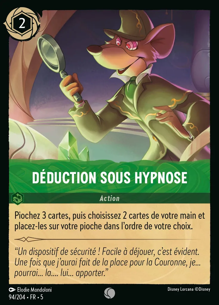 Déduction sous hypnose