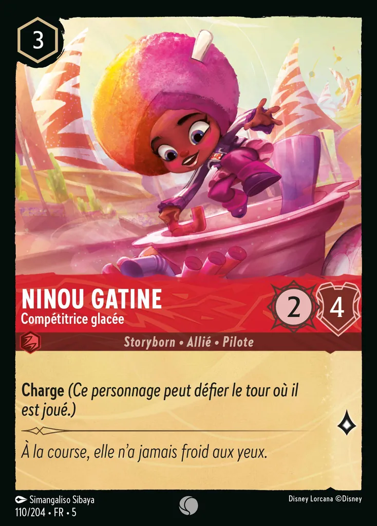 Ninou Gatine - Compétitrice glacée
