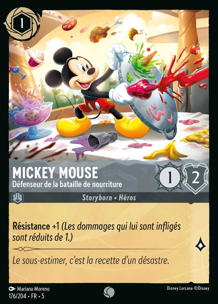 Mickey Mouse - Défenseur de la bataille de nourriture