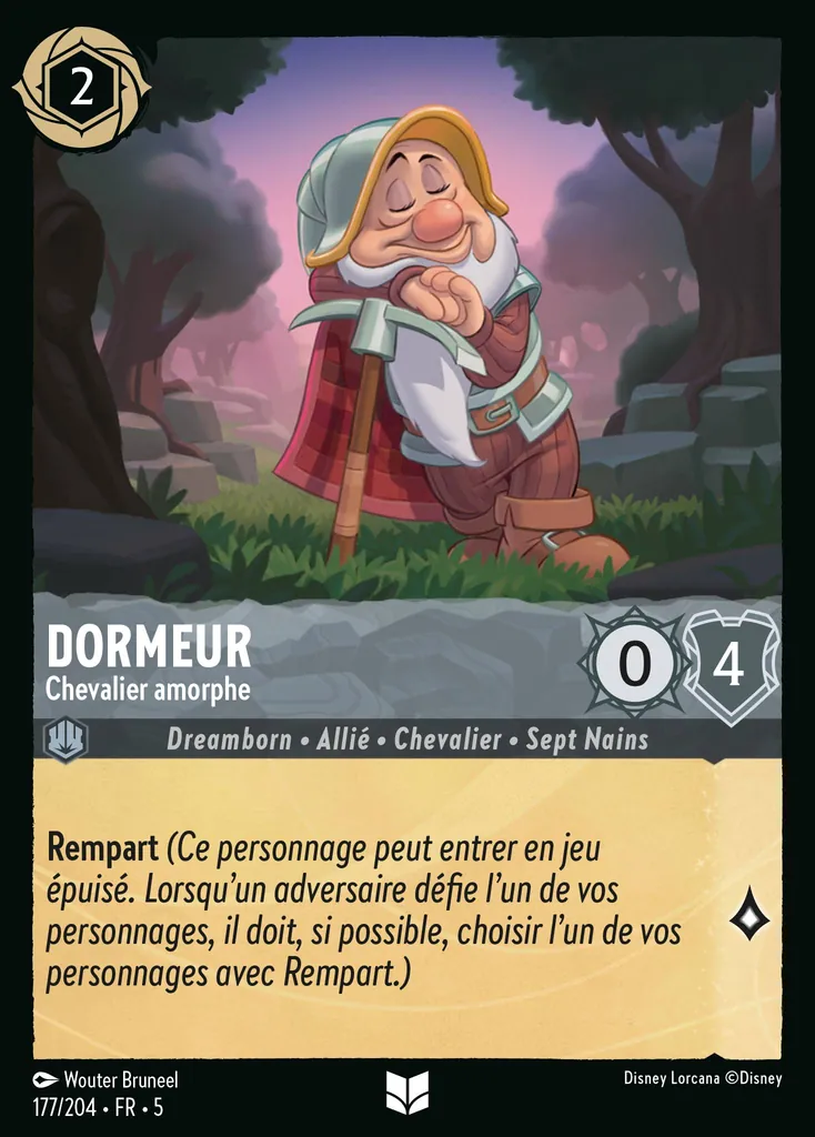 Dormeur - Chevalier amorphe