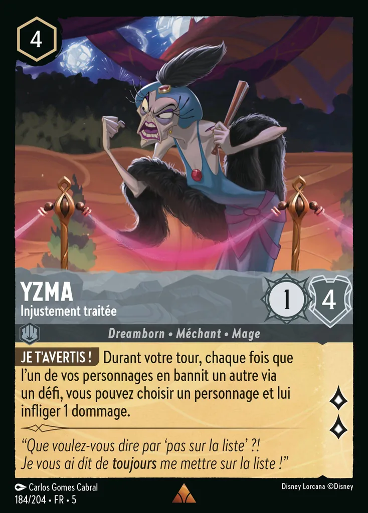 Yzma - Injustement traitée