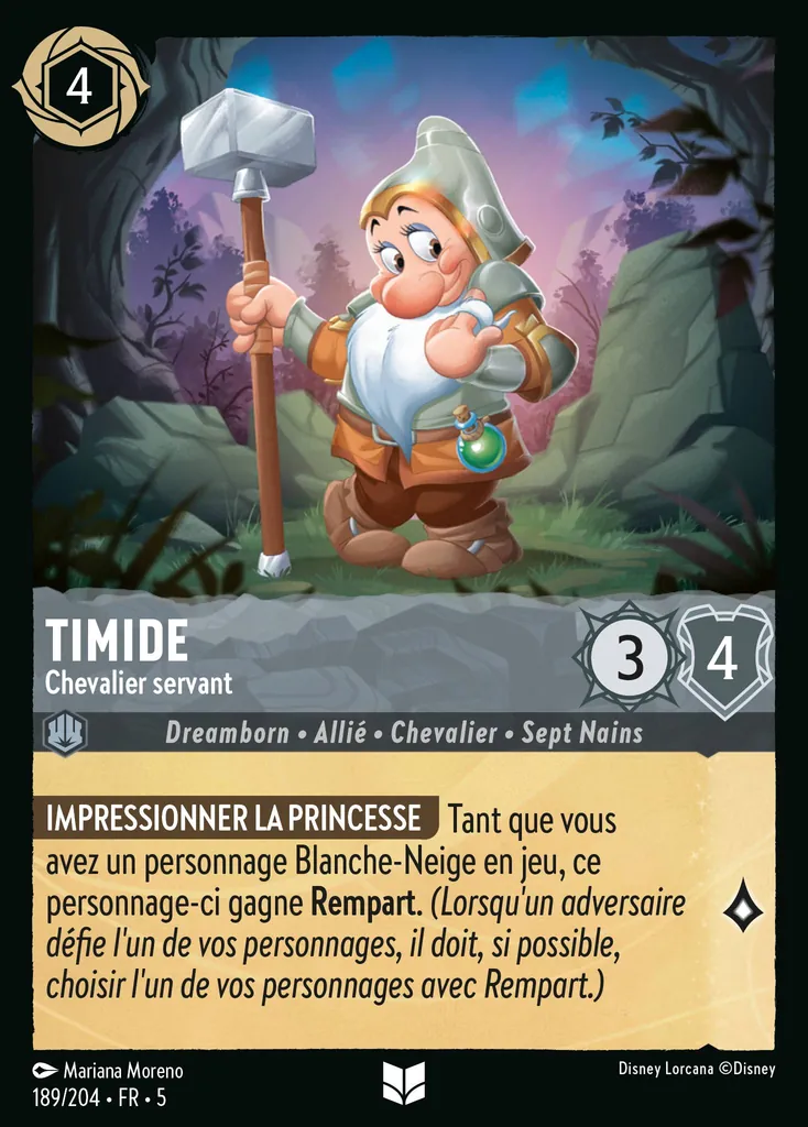 Timide - Chevalier servant