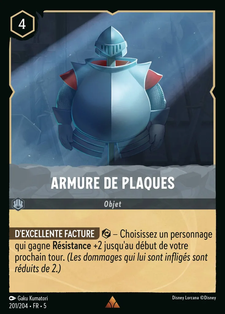 Armure de plaques