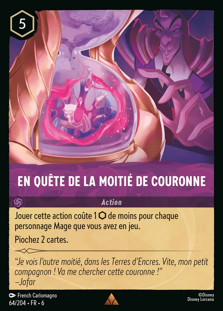 En quête de la moitié de Couronne