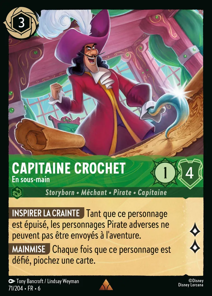 Capitaine Crochet - En sous-main