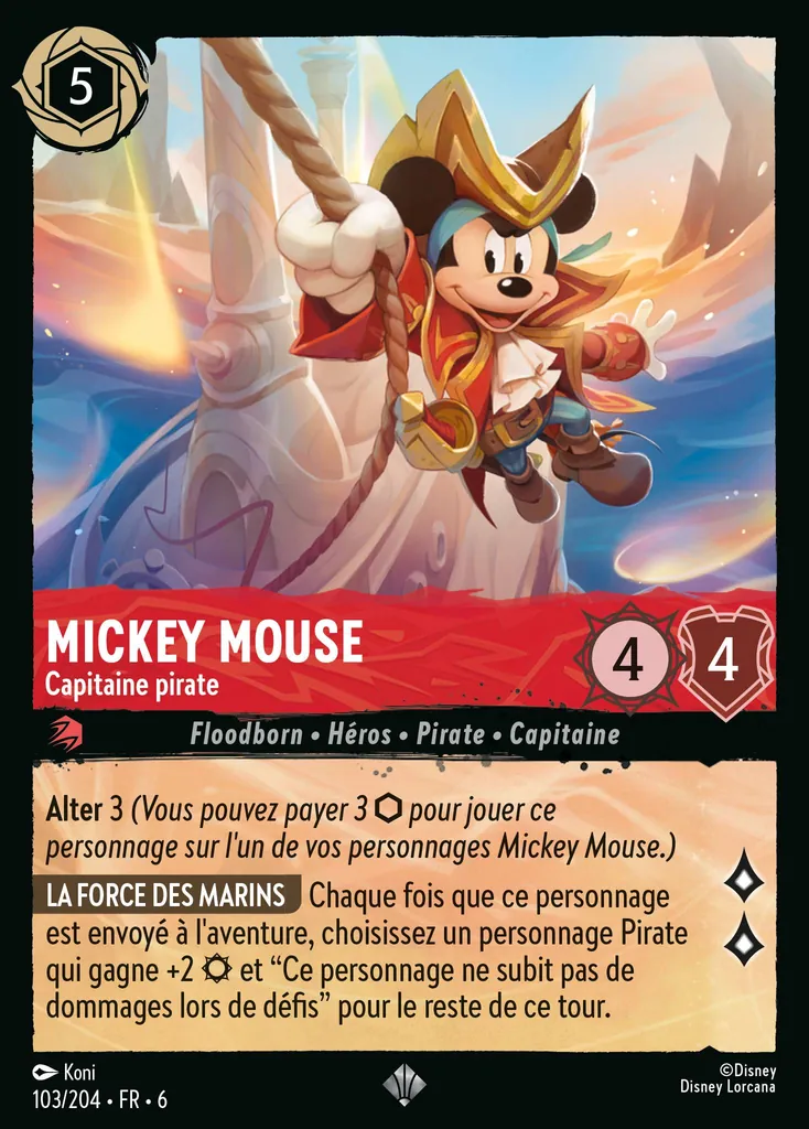 Mickey Mouse - Pirate Captain