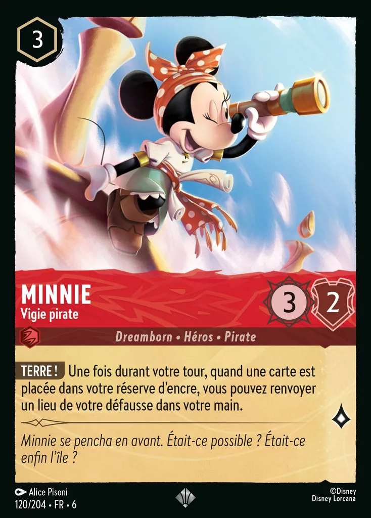 Minnie - Vigie pirate