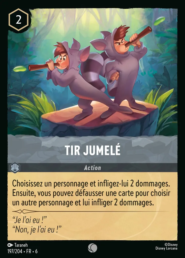 Tir jumelé