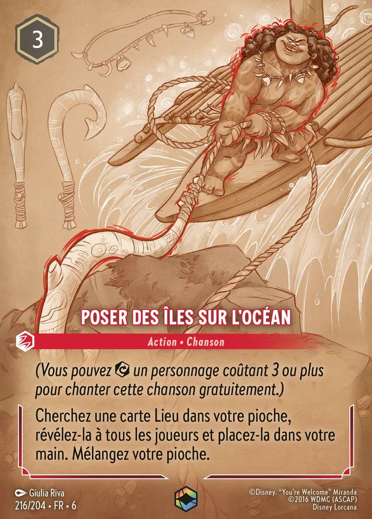 Poser des îles sur l'océan