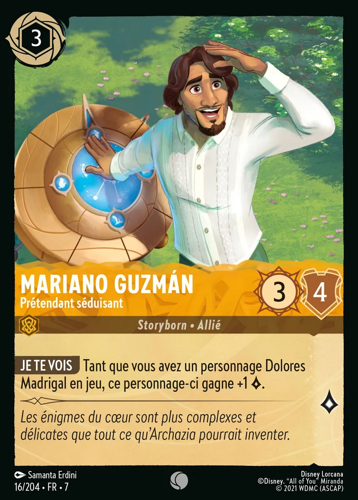 Mariano Guzmán - Prétendant séduisant