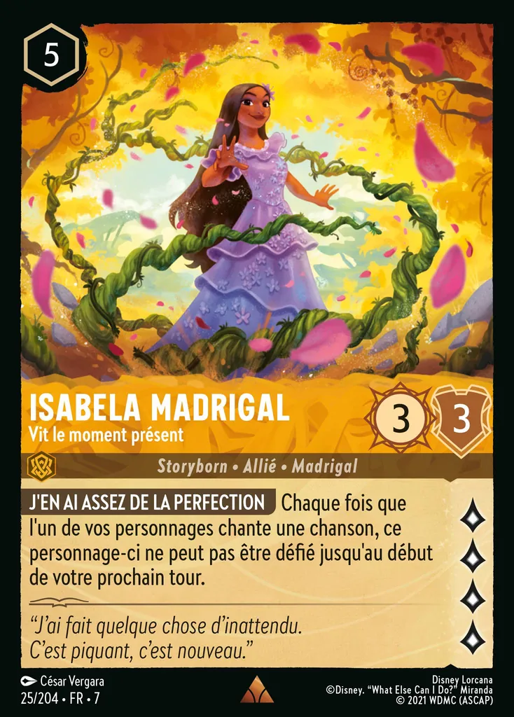 Isabela Madrigal - Vit le moment présent