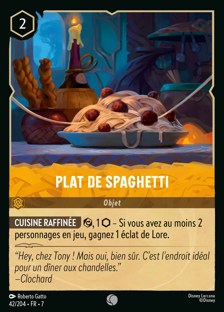 Plat de spaghetti