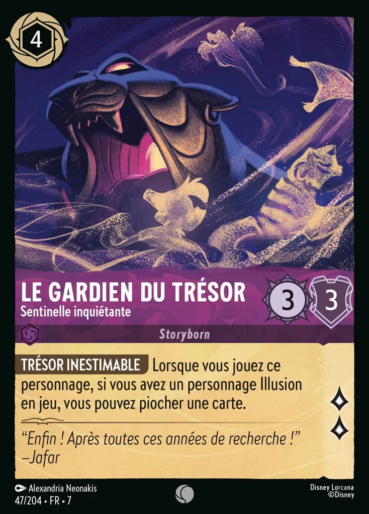 Le gardien du Trésor - Sentinelle inquiétante