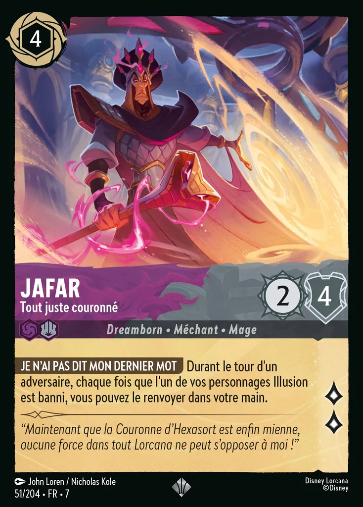 Jafar - Tout juste couronné
