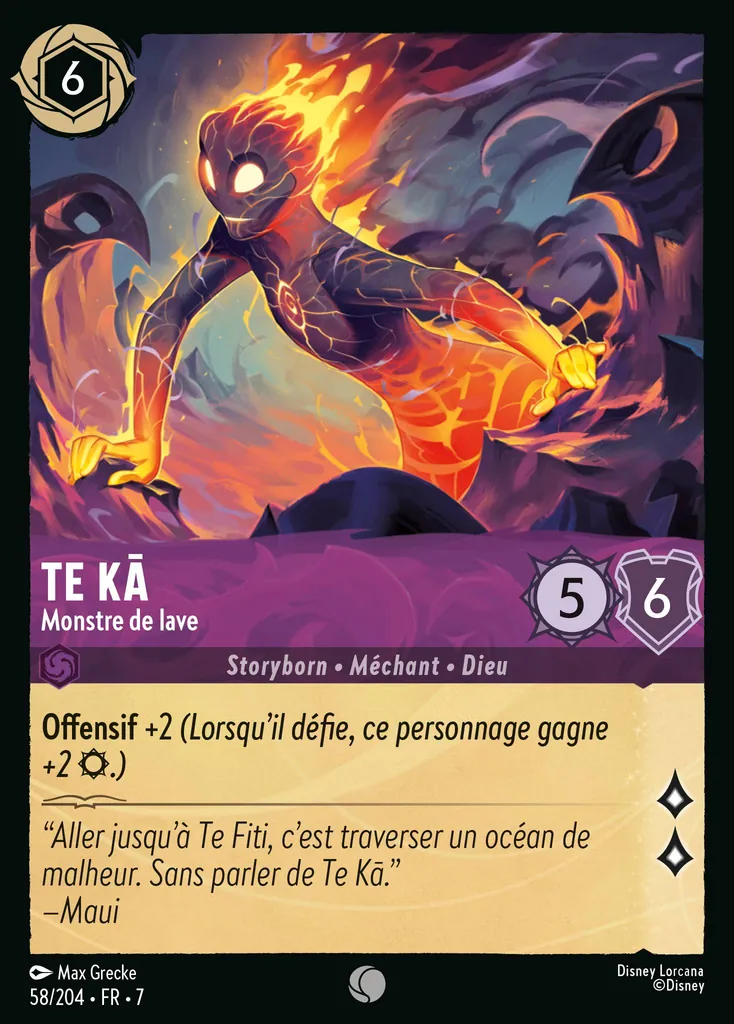 TE KĀ - Monstre de lave