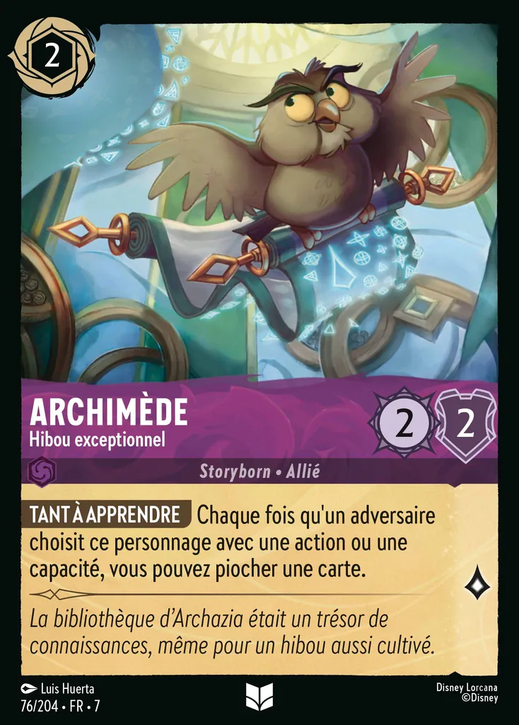 Archimède - Hibou exceptionnel