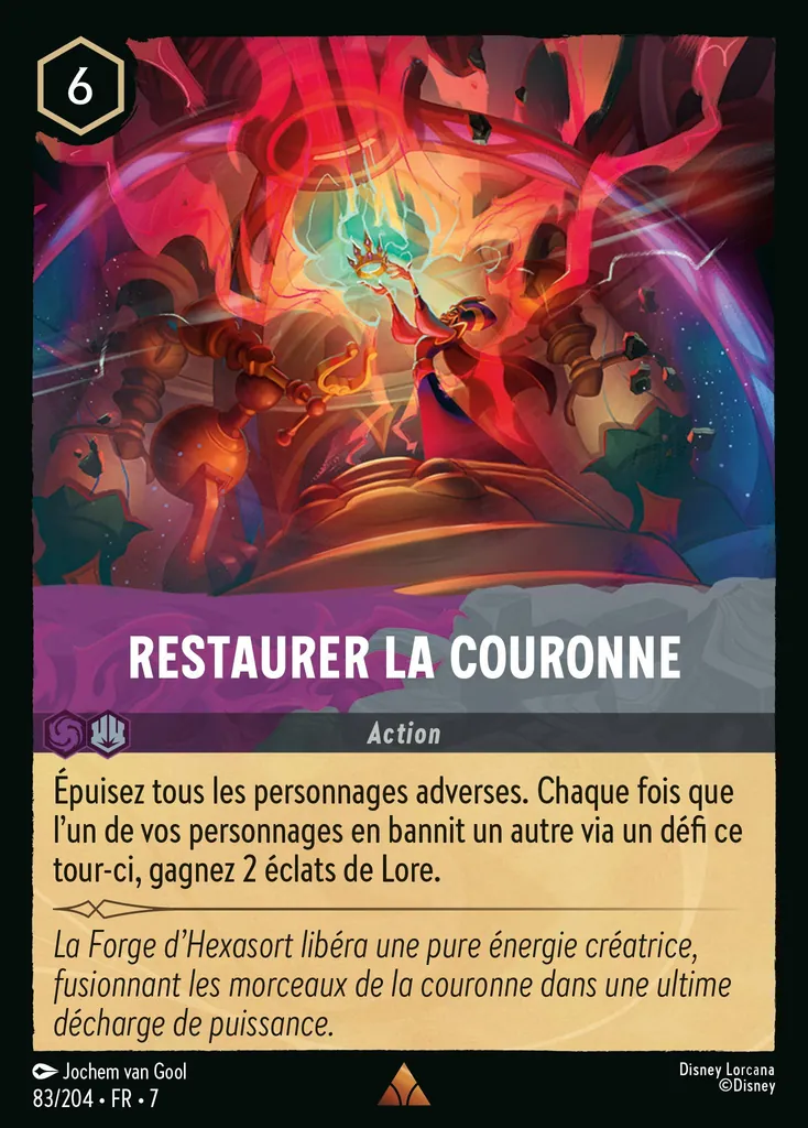 Restaurer la Couronne