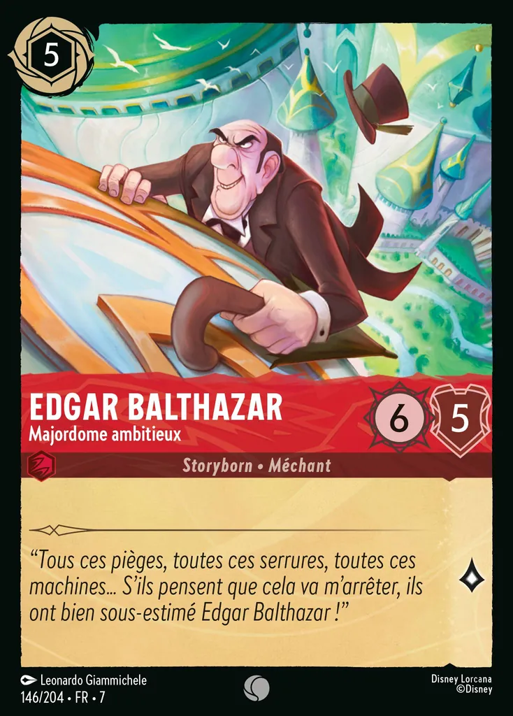 Edgar Balthazar - Majordome ambitieux