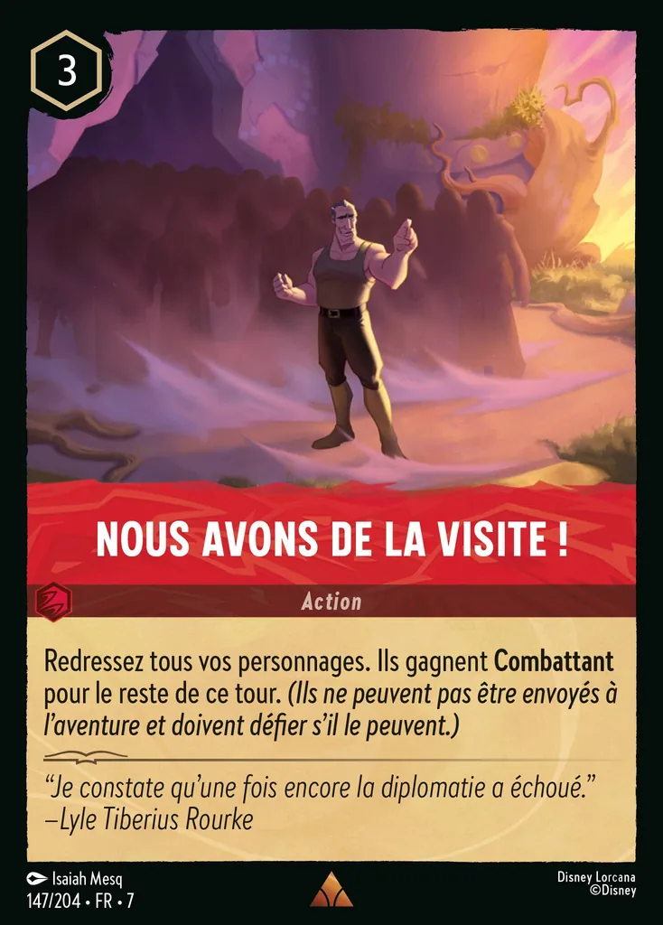 Nous avons de la visite !