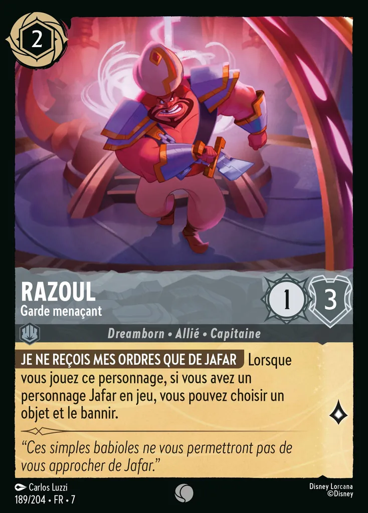 Razoul - Garde menaçant