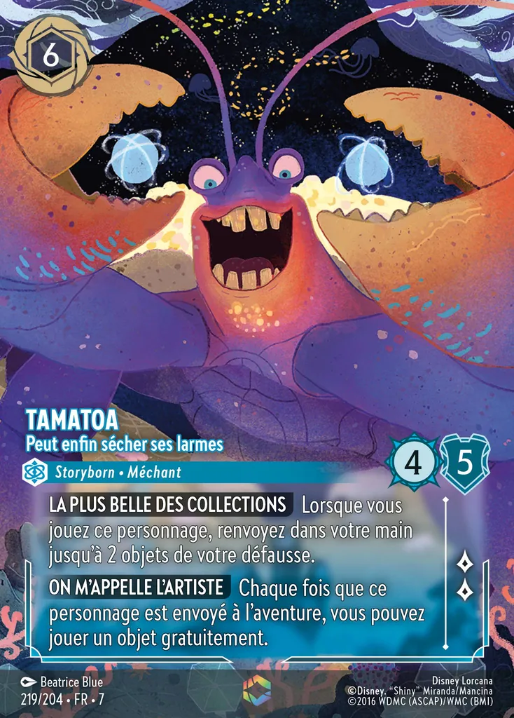 Tamatoa - Peut enfin sécher ses larmes