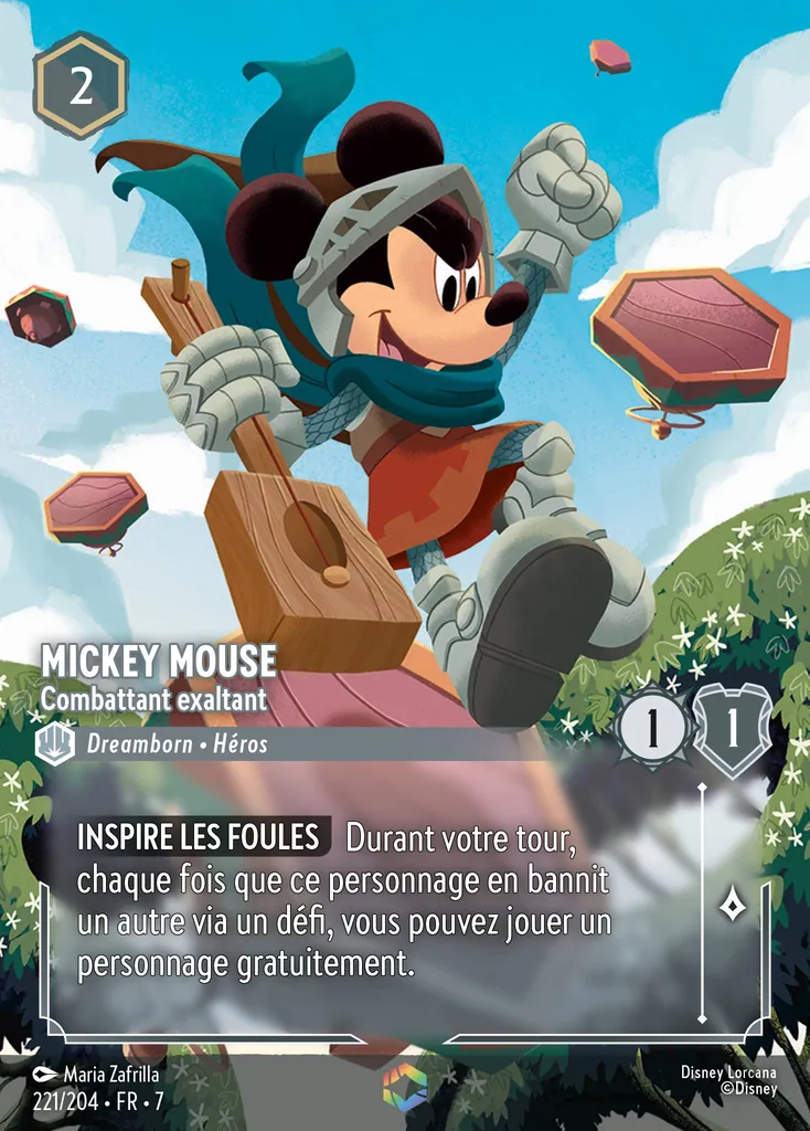Mickey Mouse - Combattant exaltant