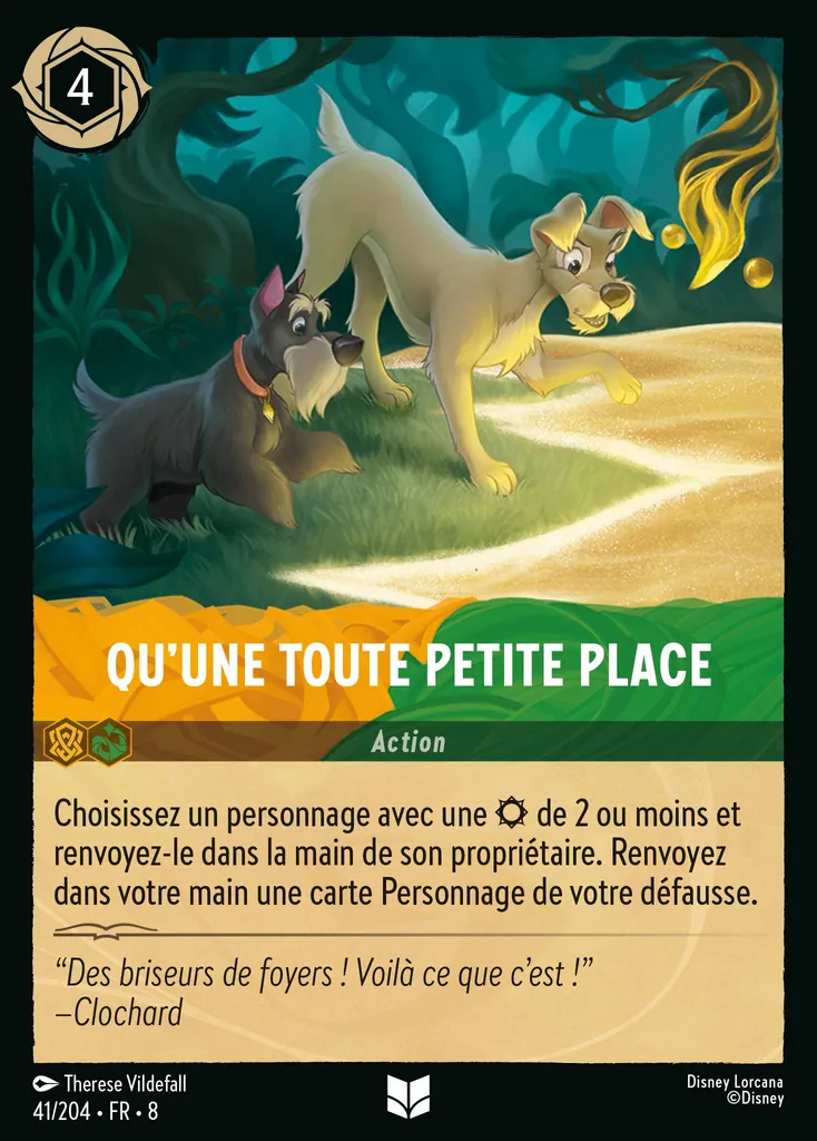 Qu’une toute petite place