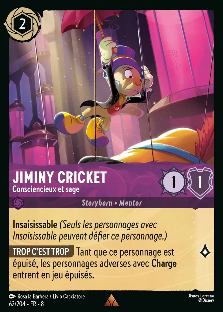 Jiminy Cricket - Consciencieux et sage