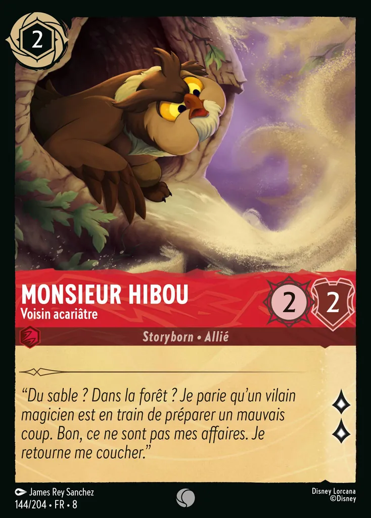 Monsieur Hibou - Voisin acariâtre