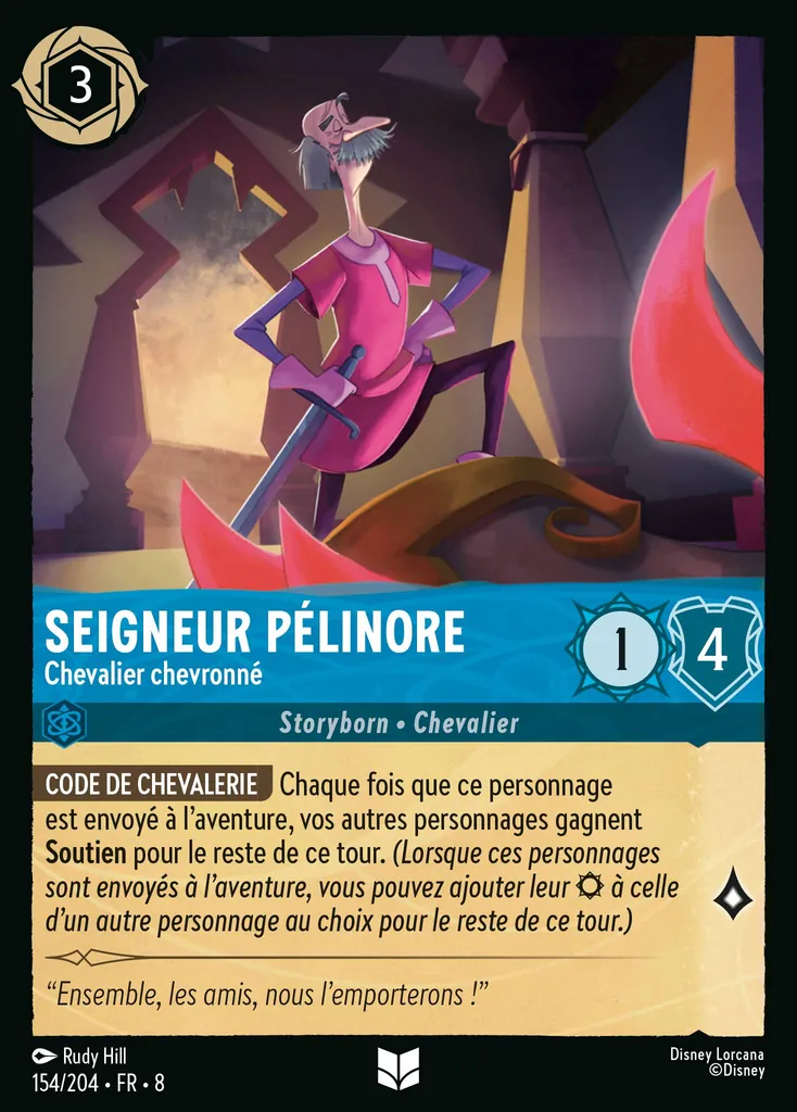 Seigneur Pélinore - Chevalier chevronné