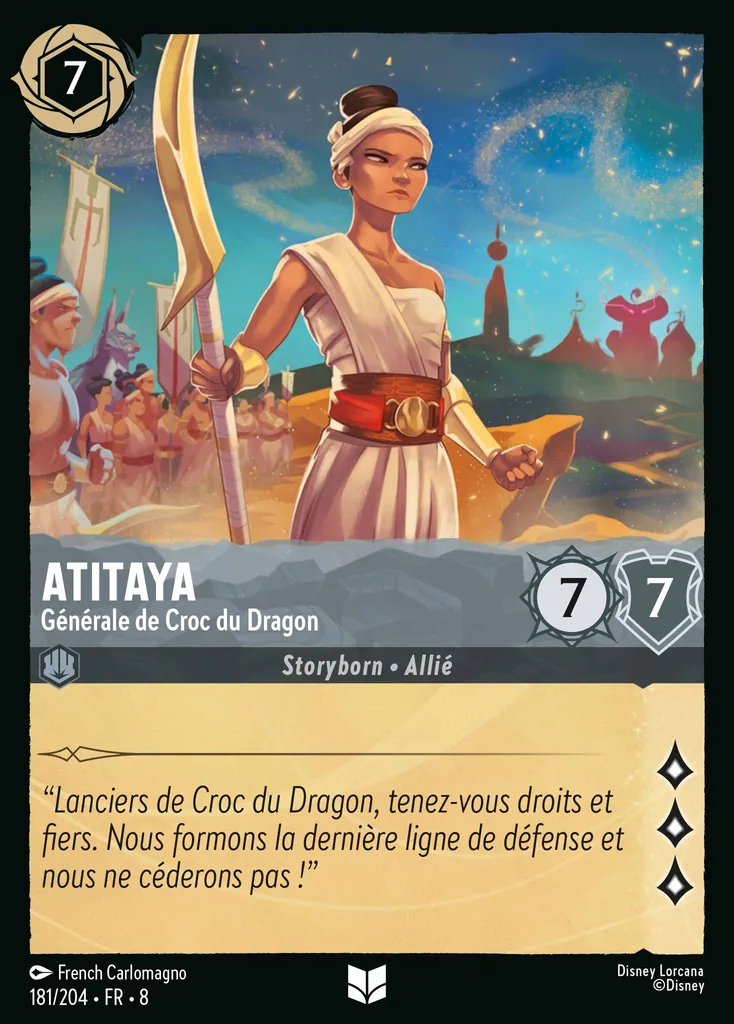Atitaya - Générale de Croc du Dragon