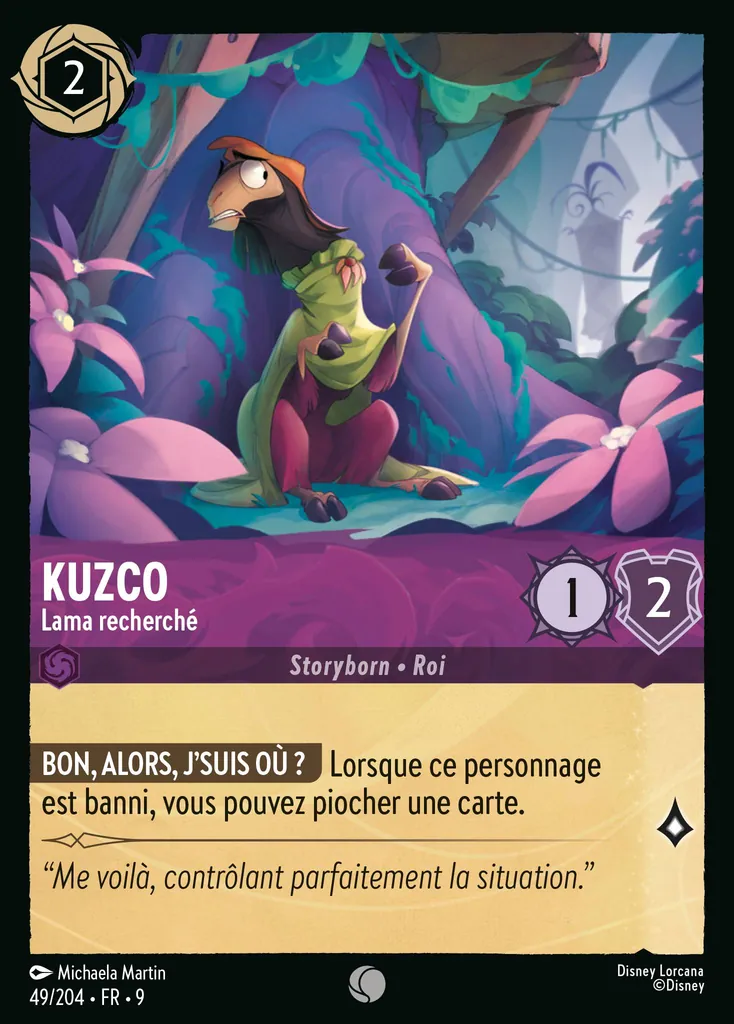 Kuzco - Lama recherché