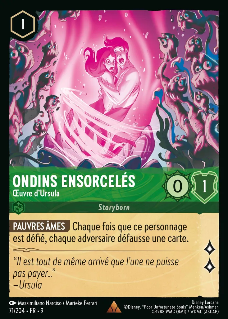 Ondins ensorcelés - Œuvre d'Ursula